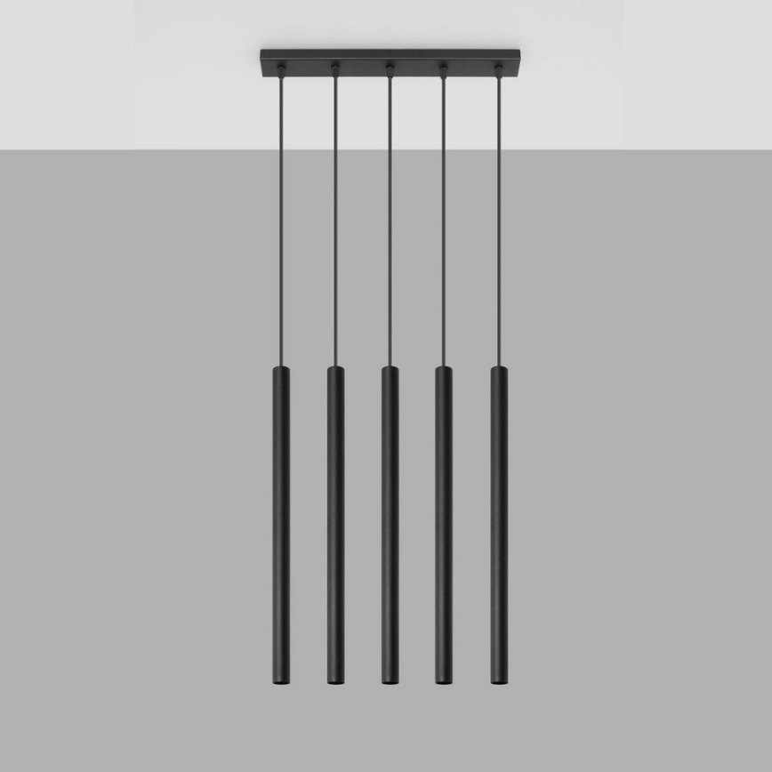 Пендел PASTELO 5xG9/8W/230V черен