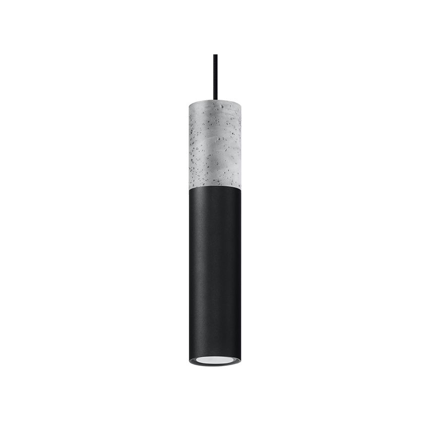 Пендел BORGIO 1xGU10/40W/230V метон/метал черен