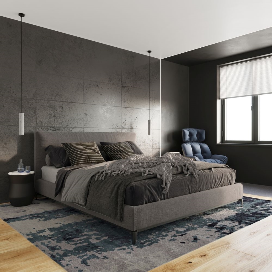 Пендел LUVO 1xGU10/40W/230V бетон/черен