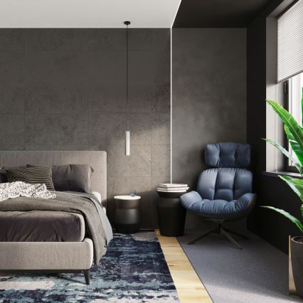 Пендел LUVO 1xGU10/40W/230V бетон/черен