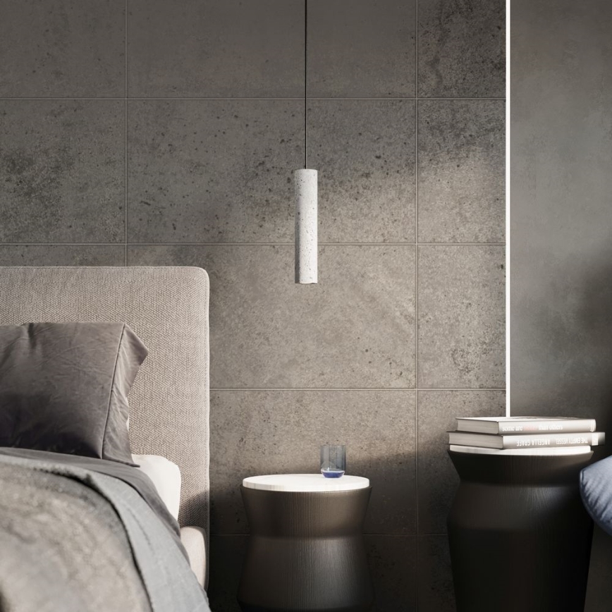 Пендел LUVO 2xGU10/40W/230V бетон/черен