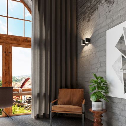 Стенен спот ORBIS 2xG9/40W/230V черен