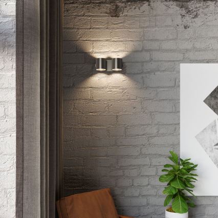 Стенен спот ORBIS 2xG9/40W/230V черен