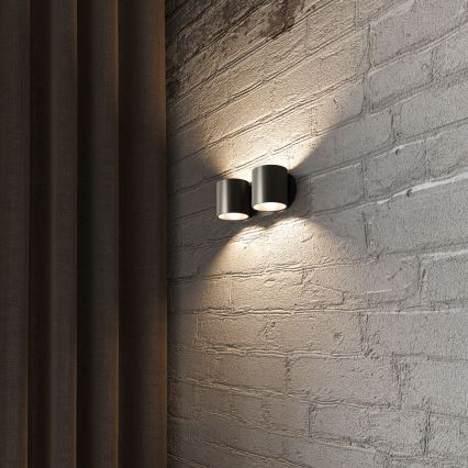 Стенен спот ORBIS 2xG9/40W/230V черен