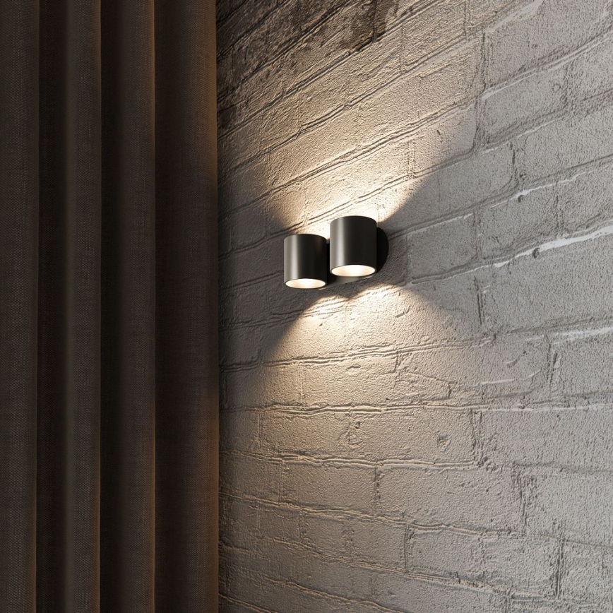 Стенен спот ORBIS 2xG9/40W/230V черен