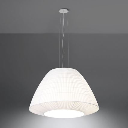 Висящ полилей BELLA 3xE27/60W/230V ⌀ 60см бял