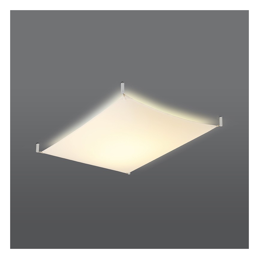 LED таванно осветително тяло LUNA 2xG13/8,5W/230V 80x105 cm бяло