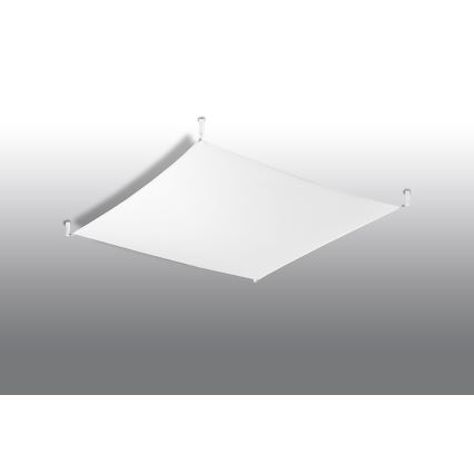 LED таванно осветително тяло LUNA 4xG13/8,5W/230V 105x105 cm бяло