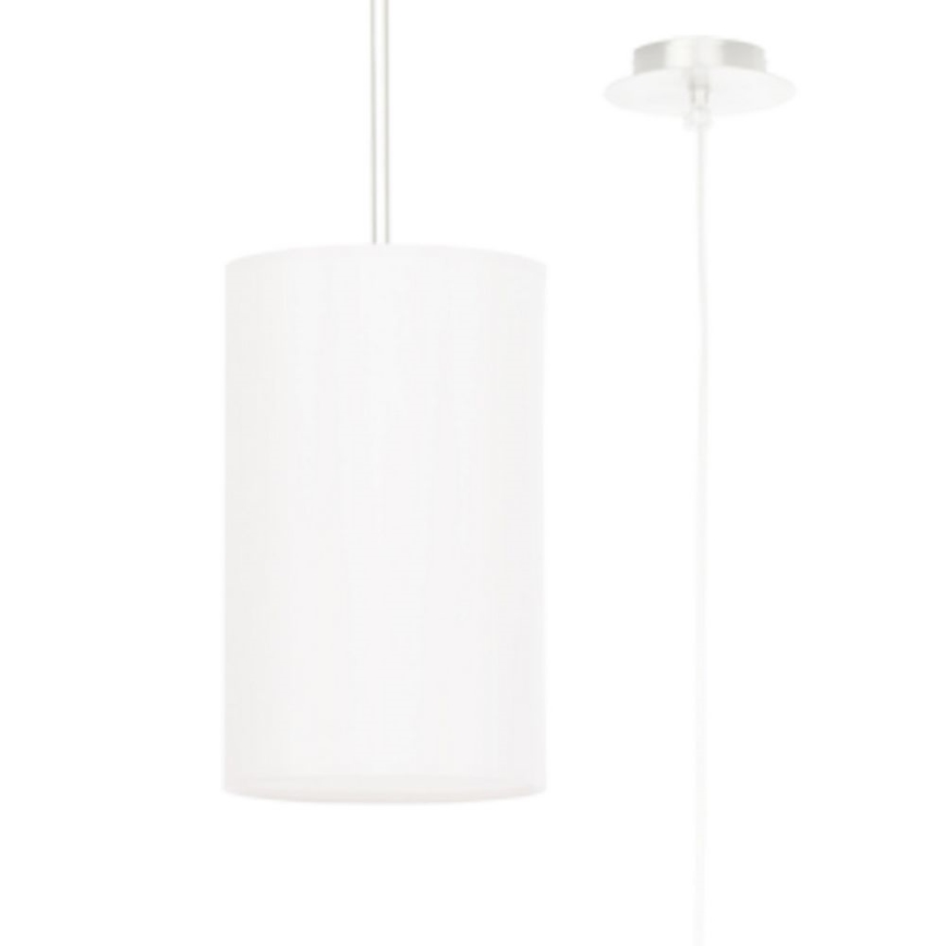 Висящ полилей OTTO 1xE27/60W/230V ⌀ 15см бял