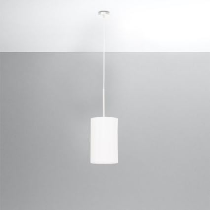 Висящ полилей OTTO 1xE27/60W/230V ⌀ 15см бял