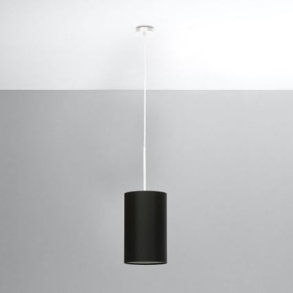 Висящ полилей OTTO 1xE27/60W/230V ⌀ 15см черен