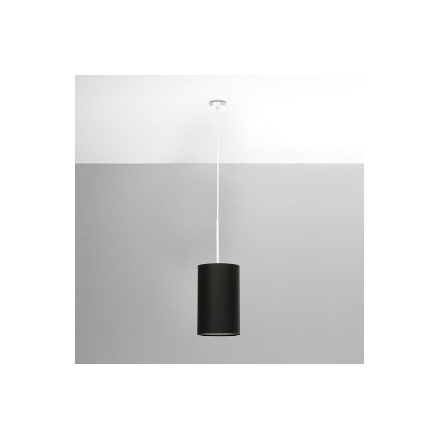Висящ полилей OTTO 1xE27/60W/230V ⌀ 15см черен