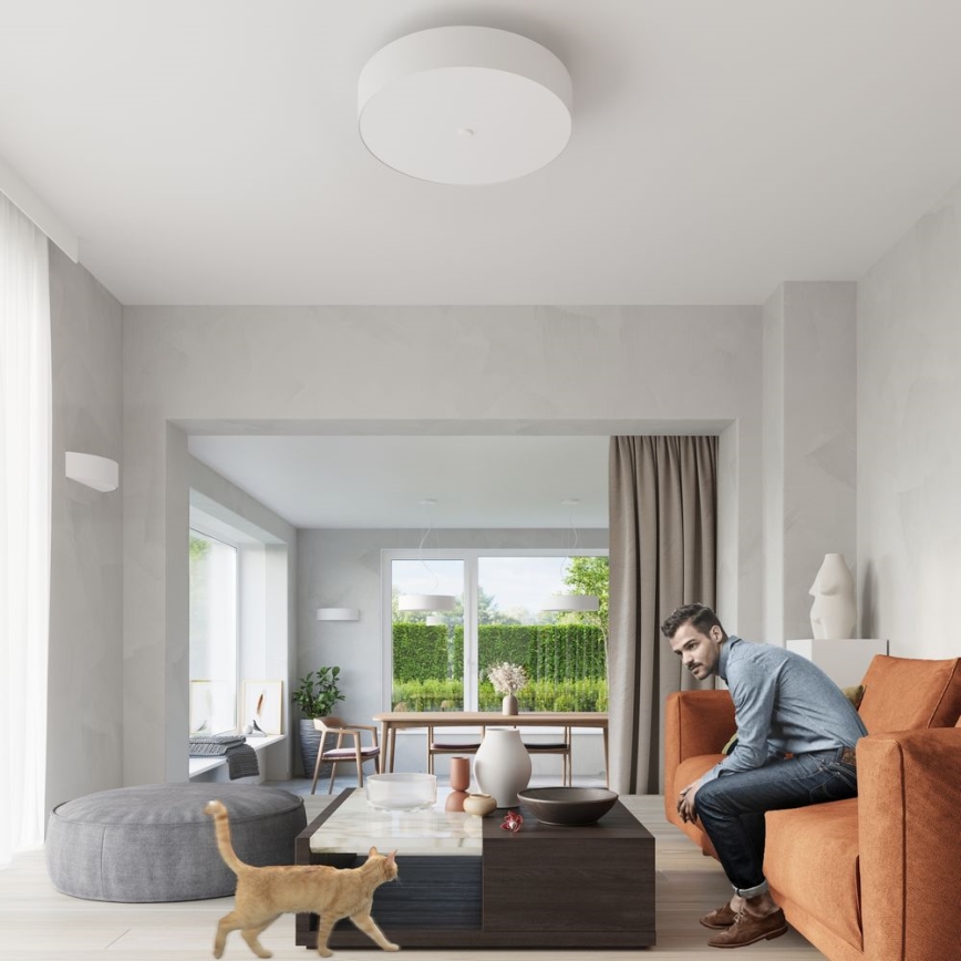 Плафон SKALA 3xE27/60W/230V Ø 30 см бял