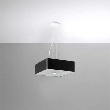 Висящ полилей LOKKO 5xE27/60W/230V 45см черен