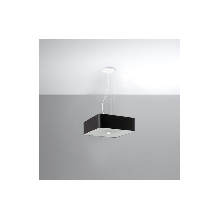 Висящ полилей LOKKO 5xE27/60W/230V 45см черен