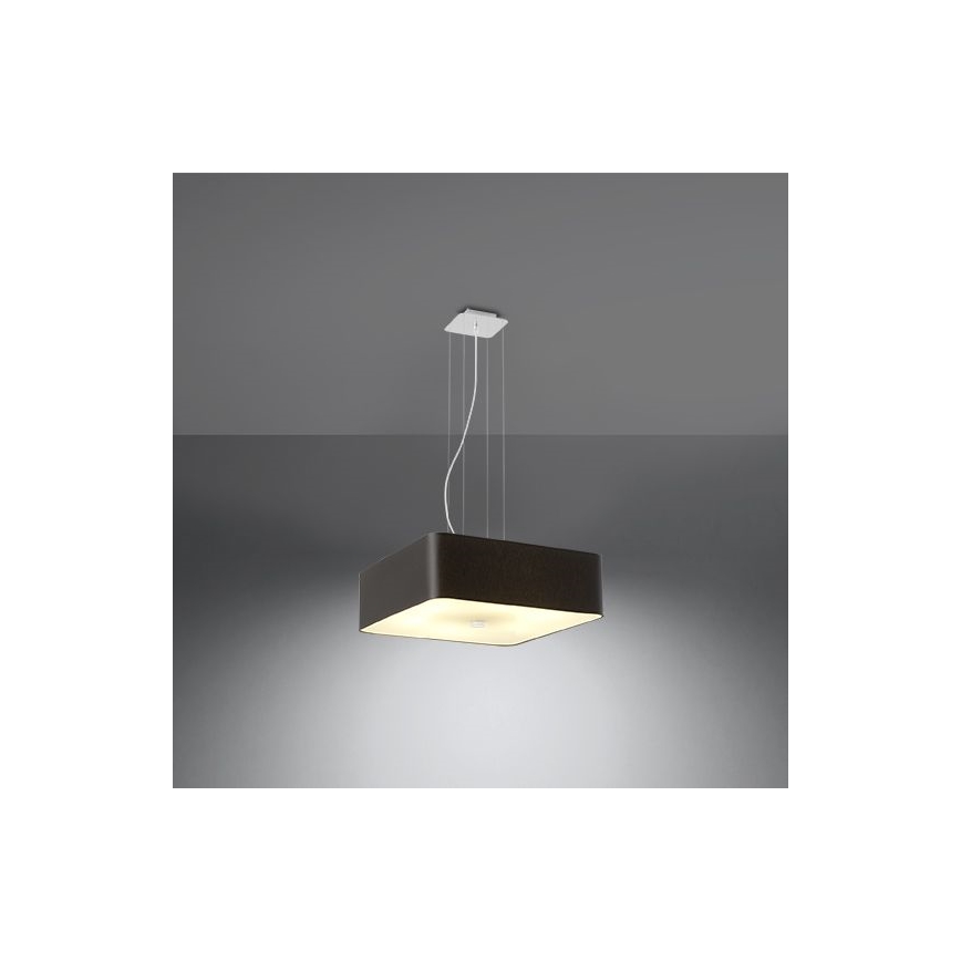 Висящ полилей LOKKO 5xE27/60W/230V 45см черен