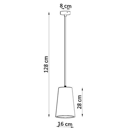 Пендел GULCAN 1xE27/15W/230V