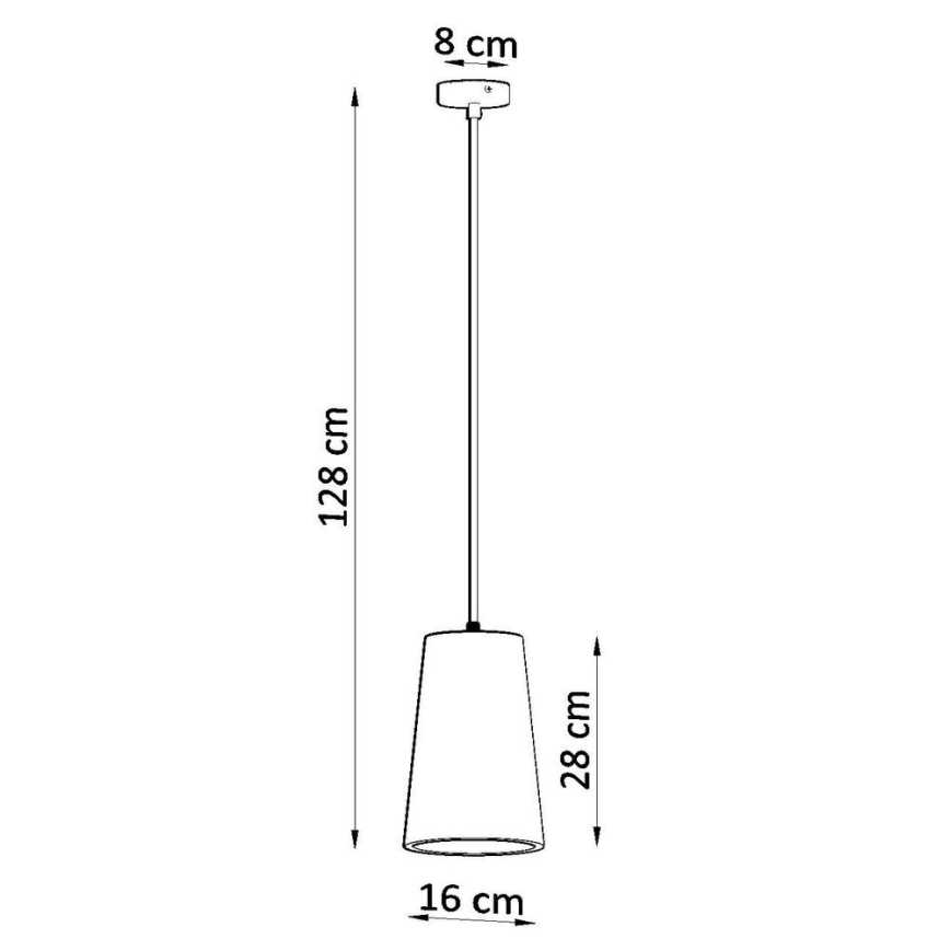 Пендел GULCAN 1xE27/15W/230V