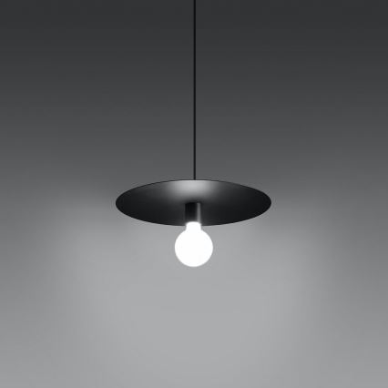 Висящ полилей FLAVIO 1xE27/60W/230V черен