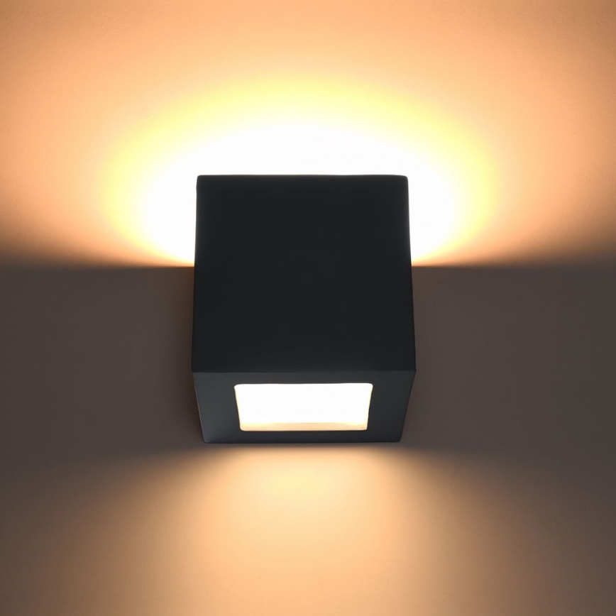 Аплик LEO 1xE27/60W/230V черен