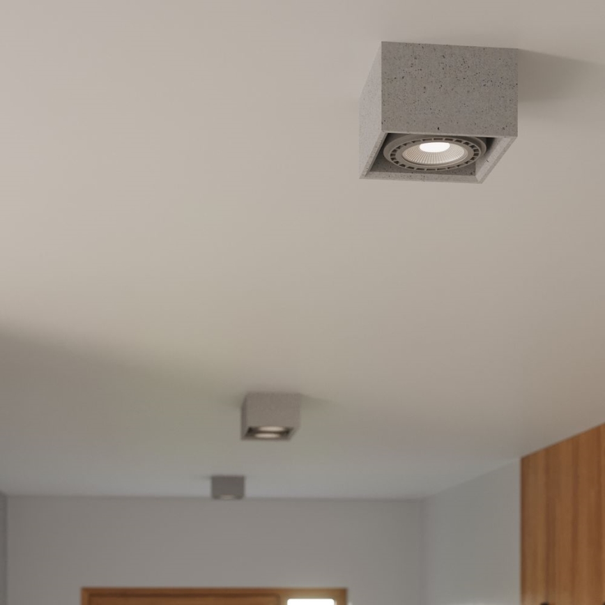 Плафон QUATRO AR111 1xGU10/40W/230V бетон