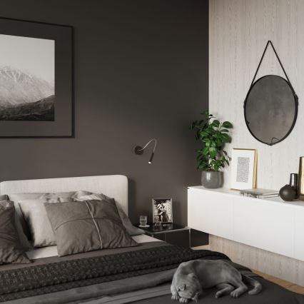 Гъвкав малко лампа AXIL 1xG9/12W/230V черен