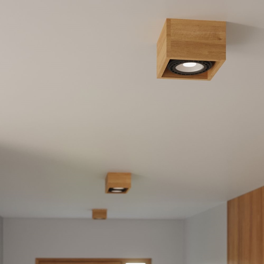 Плафон QUATRO AR111 1xGU10/40W/230V бук