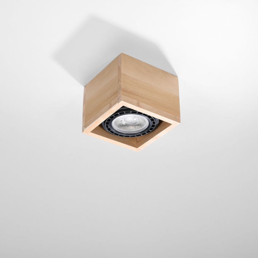 Плафон QUATRO AR111 1xGU10/40W/230V бук
