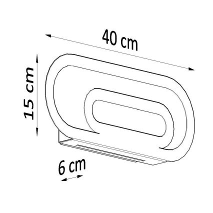 Аплик SACCON 2xG9/40W/230V