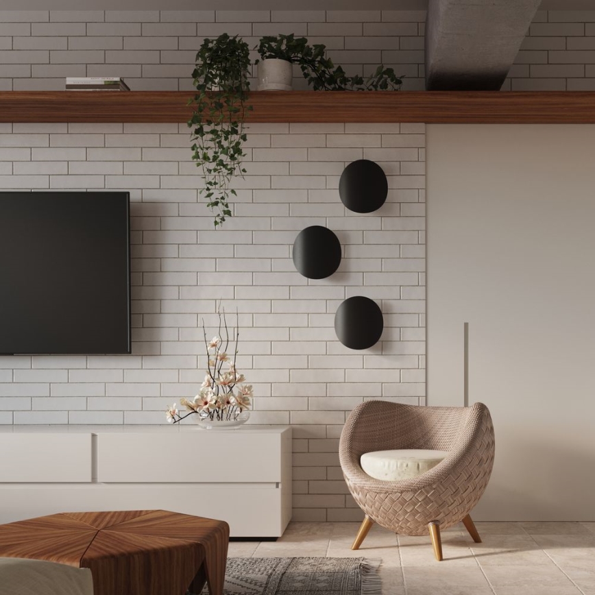 Аплик SENSES 2xG9/40W/230V черен