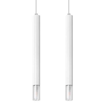 Висящ полилей VIZIER 2xG9/40W/230V бял