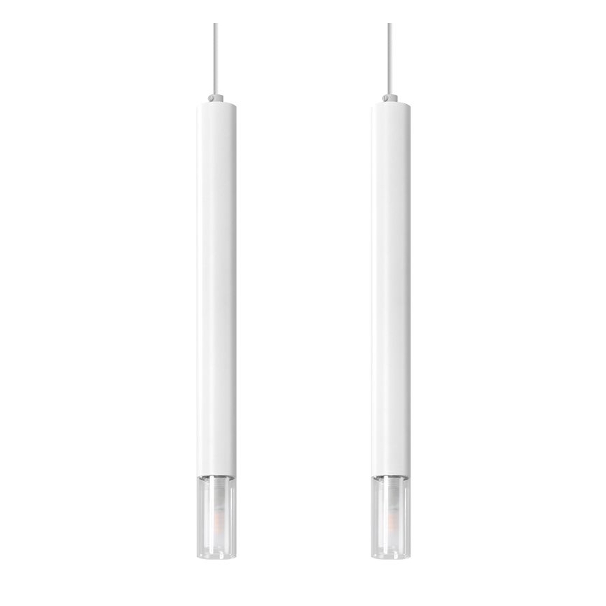 Висящ полилей VIZIER 2xG9/40W/230V бял