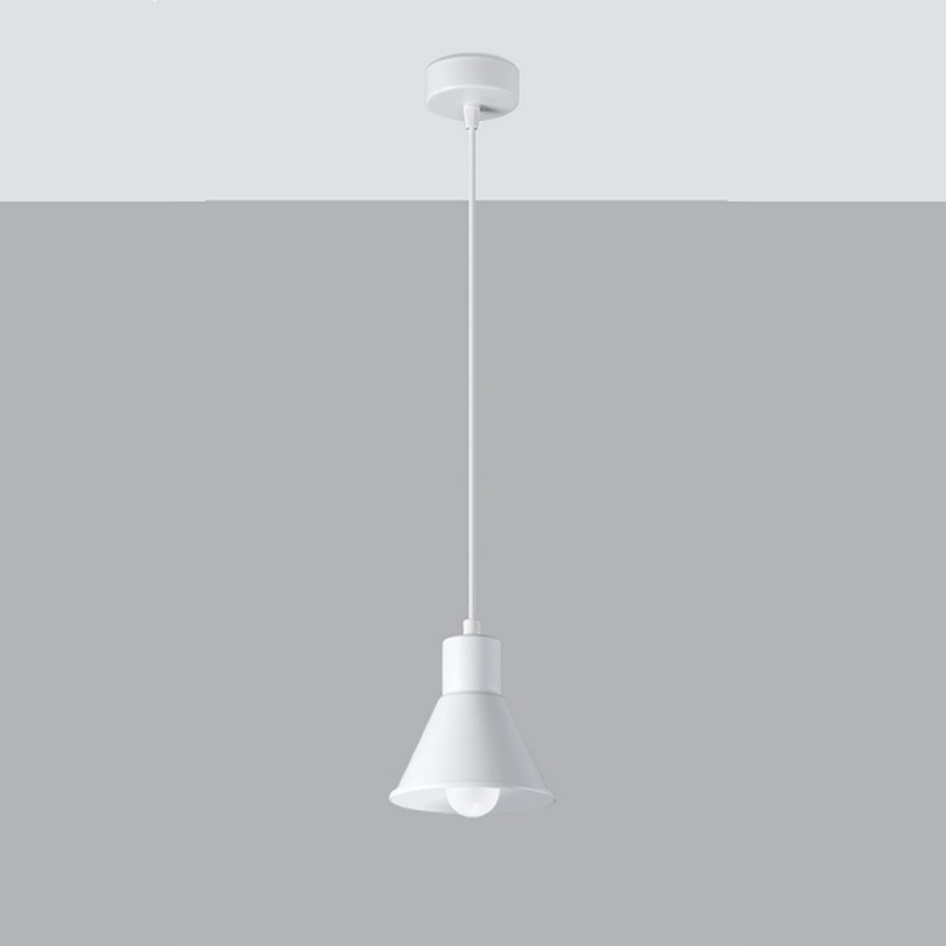 Висящ полилей TALEJA 1xE27/60W/230V бял