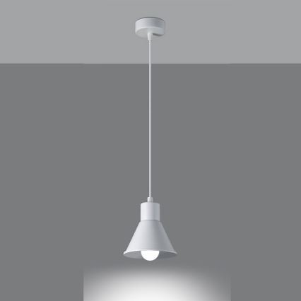 Висящ полилей TALEJA 1xE27/60W/230V бял