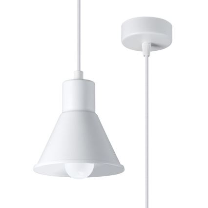 Висящ полилей TALEJA 1xE27/60W/230V бял