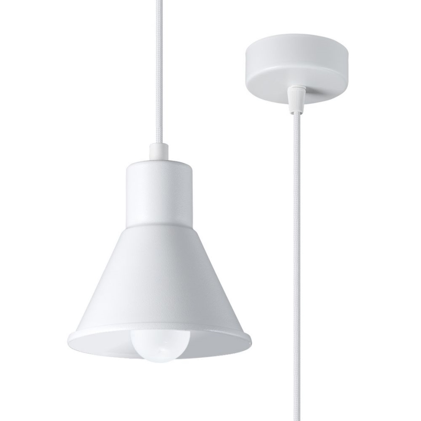 Висящ полилей TALEJA 1xE27/60W/230V бял