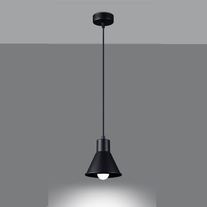 Висящ полилей TALEJA 1xE27/60W/230V черен