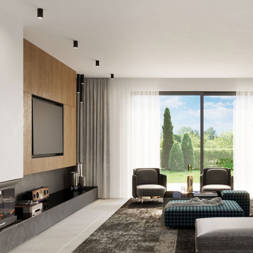 Спот LAGOS 1xGU10/10W/230V 40 см черен