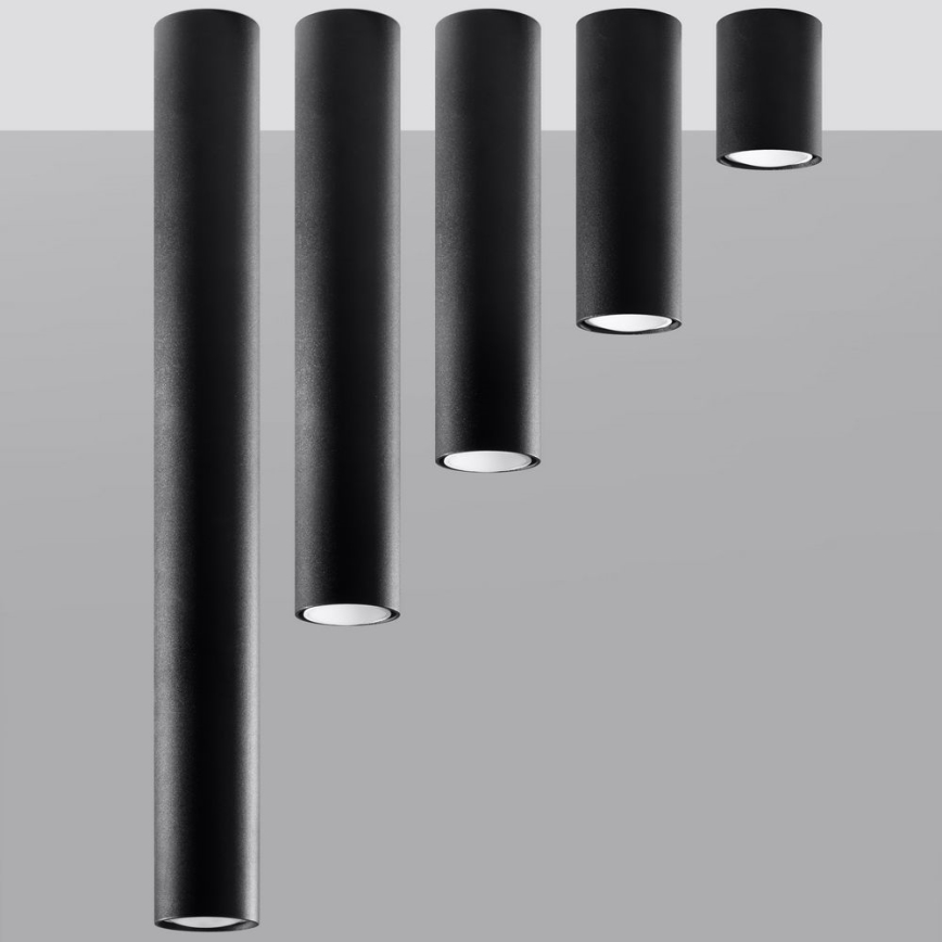 Спот LAGOS 1xGU10/10W/230V 60 см черен