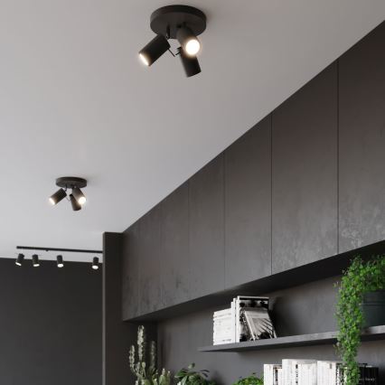 Спот RING 3xGU10/10W/230V черен