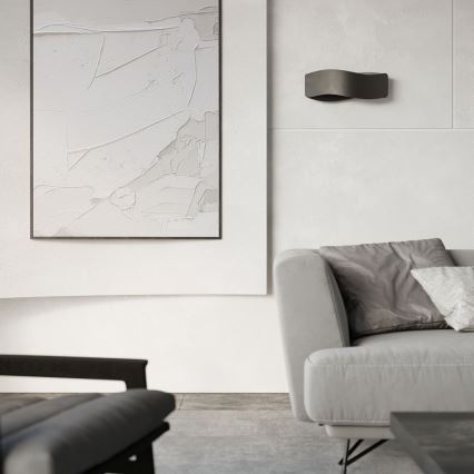 Аплик TILA 1xG9/40W/230V 30 cм черен