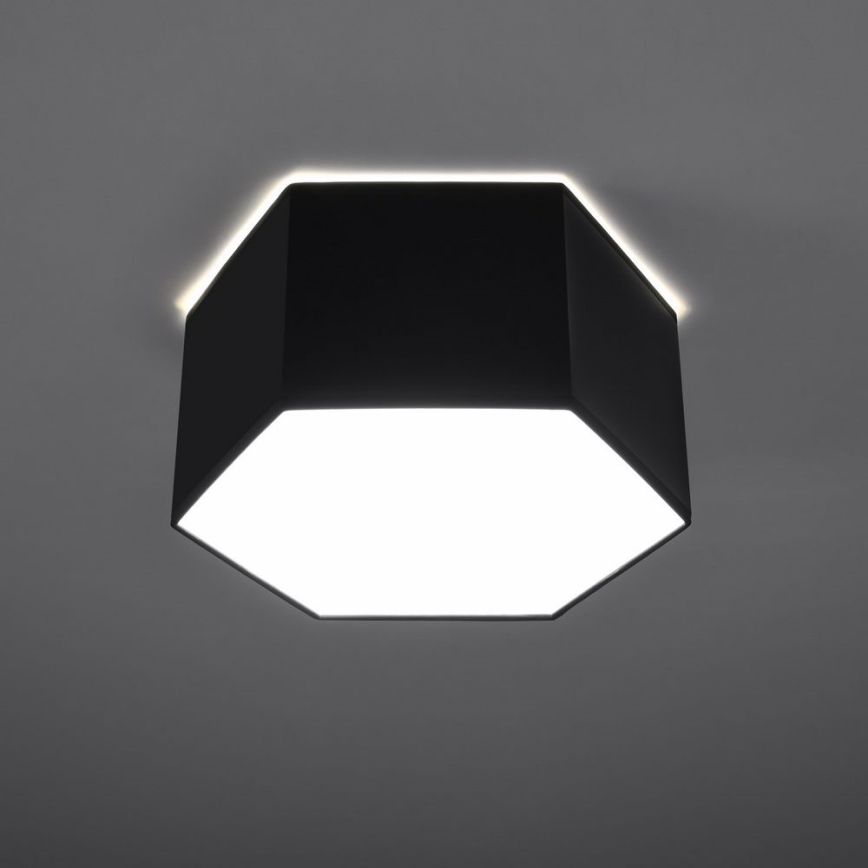 Лампа SUNDE 2xE27/60W/230V 15,5 cм черна