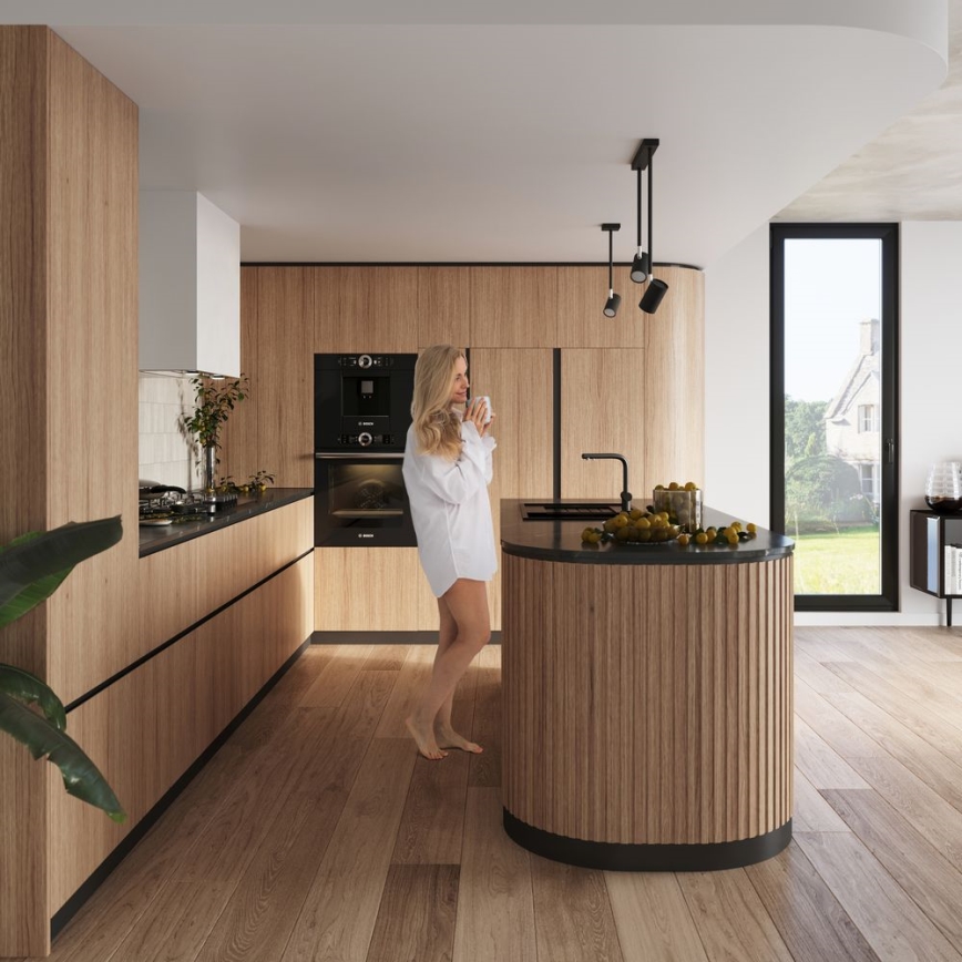 Висящ полилей NORANO 1xGU10/40W/230V черен