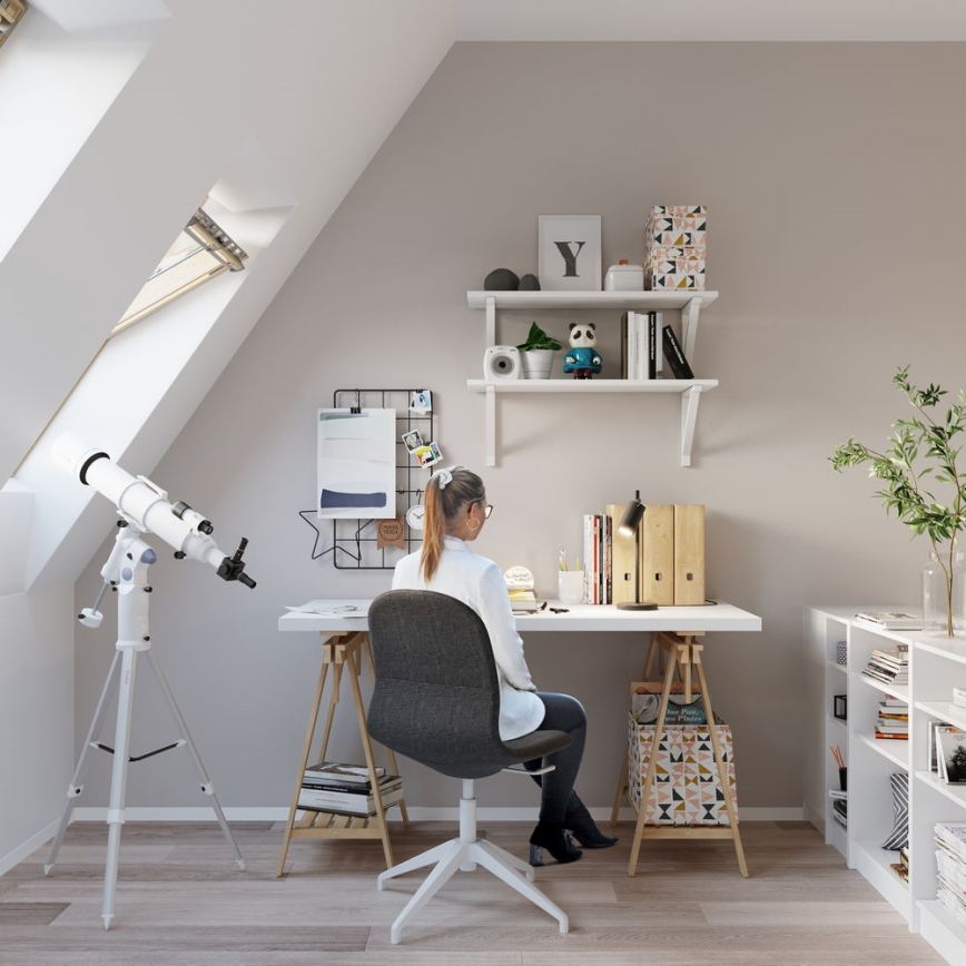 Настолна лампа RING 1xGU10/10W/230V черен