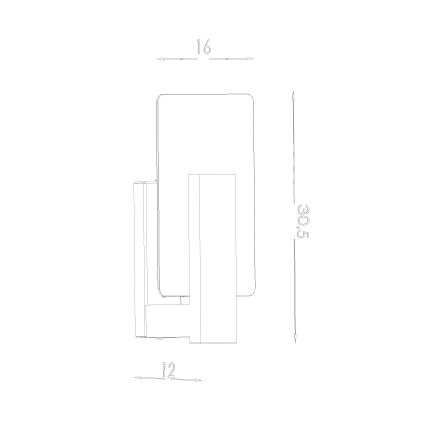 Настенно осветително тяло LAPPO 1xE14/10W/230V бежово