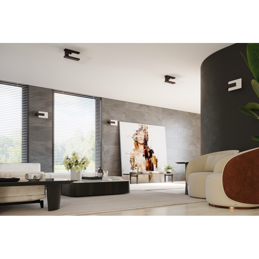 Плафон LAPPO 2xE27/15W/230V венге