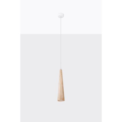 Полилей на кабел SULA 1xGU10/10W/230V pr. 8 cm бежов