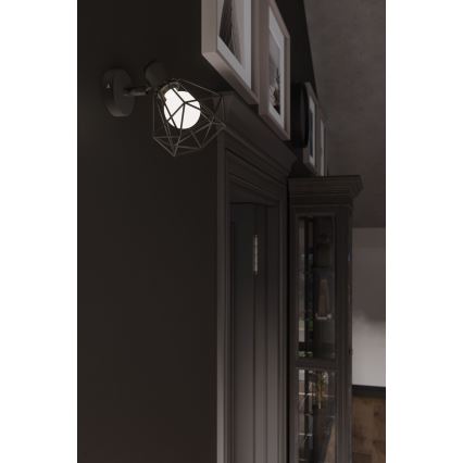 Стенен спот ARTEMIS 1xE14/40W/230V черен
