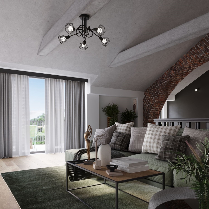 Стенен спот ARTEMIS 1xE14/40W/230V черен