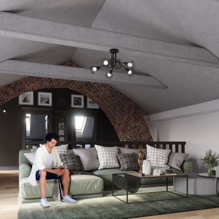 Стенен спот ARTEMIS 1xE14/40W/230V черен